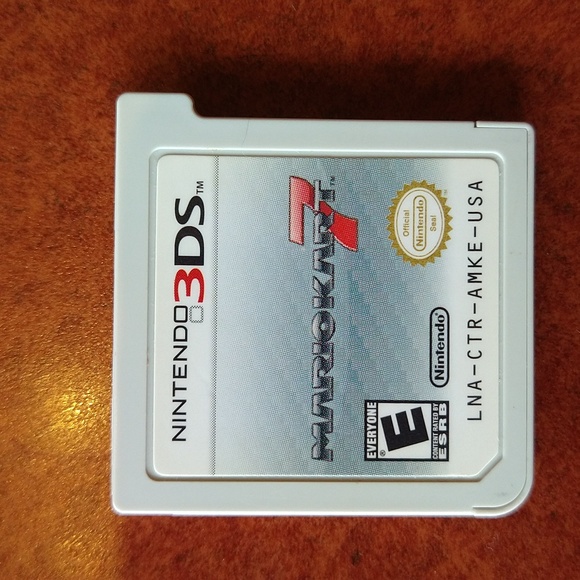 Nintendo 3DS, Mario Kart 7 game, used, no case - Picture 1 of 2